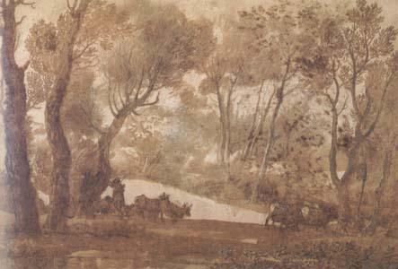 Claude Lorrain Pastoral Landscape (mk17)